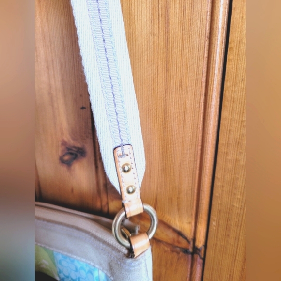 🤩 Vintage Coach Patchwork Pastel Crossbody Bag Serial No. L05Q-465 🤩 - Picture 9 of 10